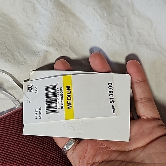 Becca Maroon Bathingsuit - Picture 7 of 7